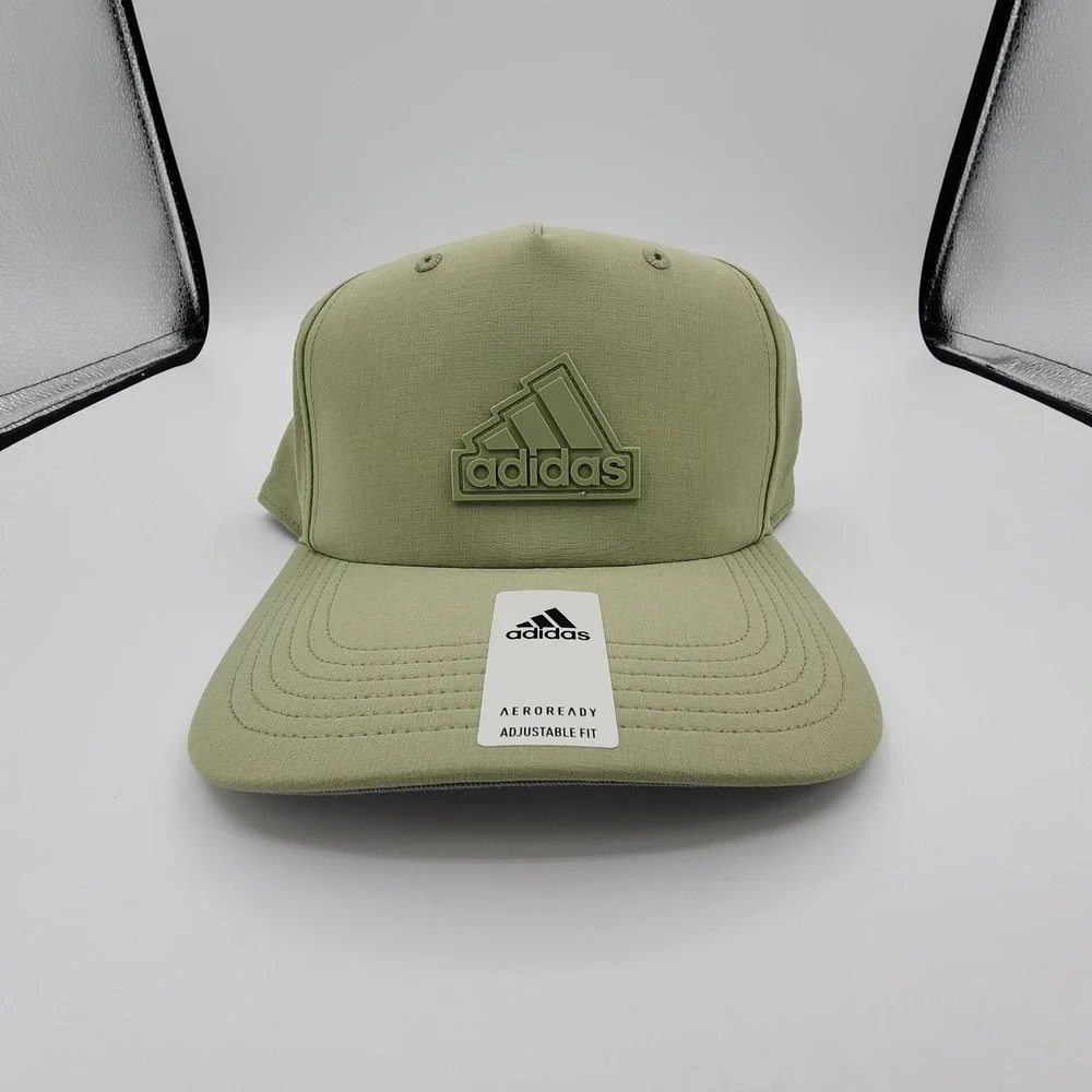 adidas Men's Sport Snapback Hat Tent Green‎ Adjustable Snapback Cap NEW w/ Tag